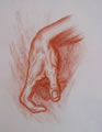 Michael Hensley Drawings, Human Hands 8